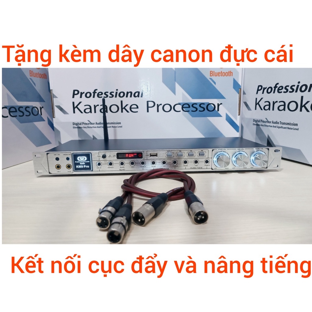 Combo VANG CƠ T6 chống hú tặng 2 mic dây tiếng hay lời nhẹ Shubol K1
