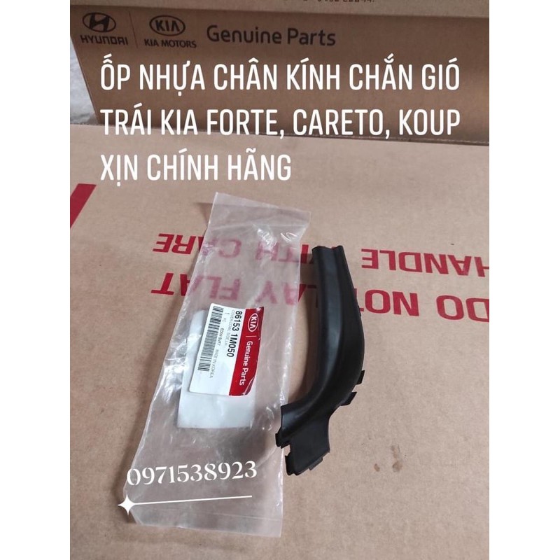 Ốp nhựa chân kính chắn gió trái & phải kia forte, careto, koup xịn chính hãng 861541m050 861531m050