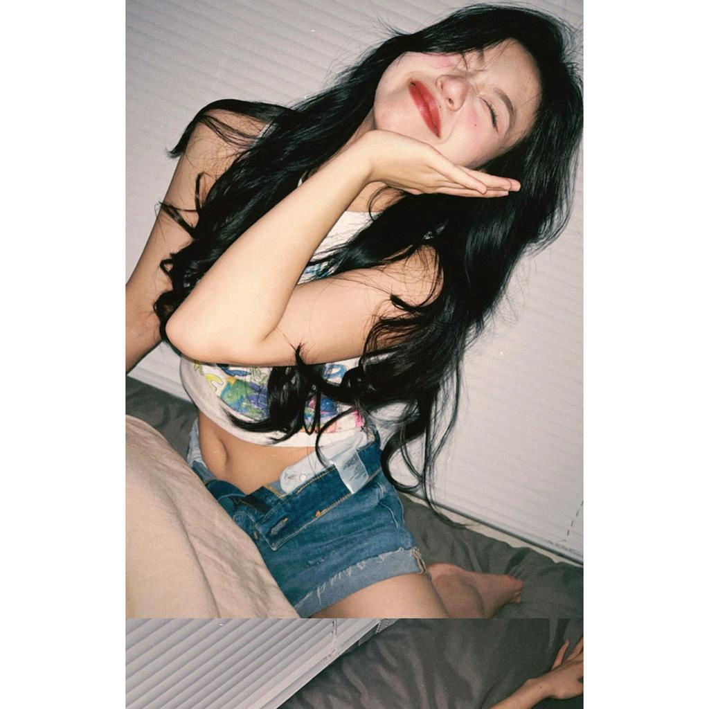 Cocory vn Áo tank top Không Tay Dệt Kim Ôm Dáng In Họa Tiết retro Mỹ Dành Cho Nữ