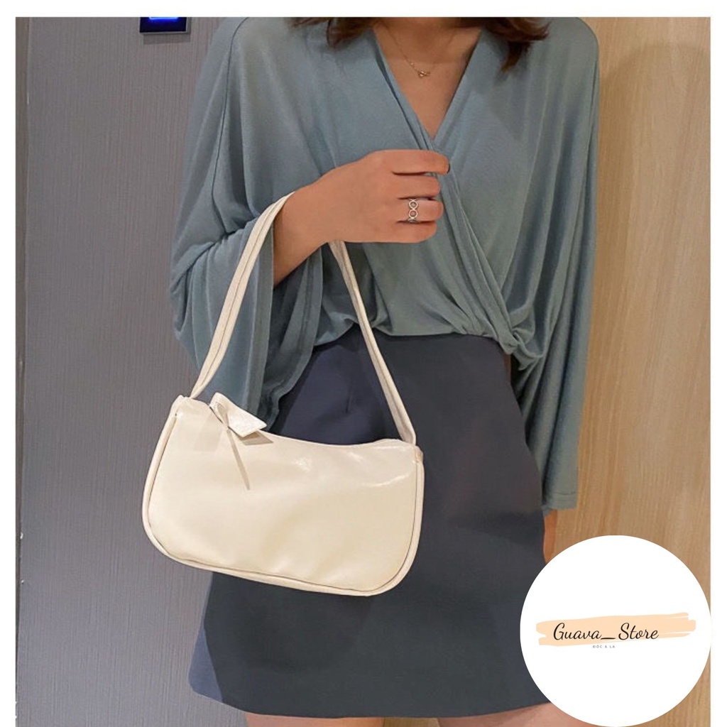 Túi Xách Nữ Đeo Vai Kẹp Nách Da Mềm Trơn Cao Cấp Xinh Phong Cách Hàn Quốc Phù Hợp Đi Chơi Đi Làm