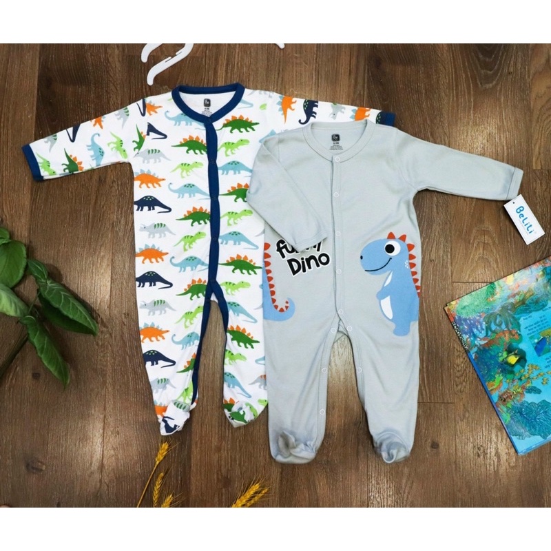 Set 2 Body Liền Tất xuất Mỹ Beliti cho bé