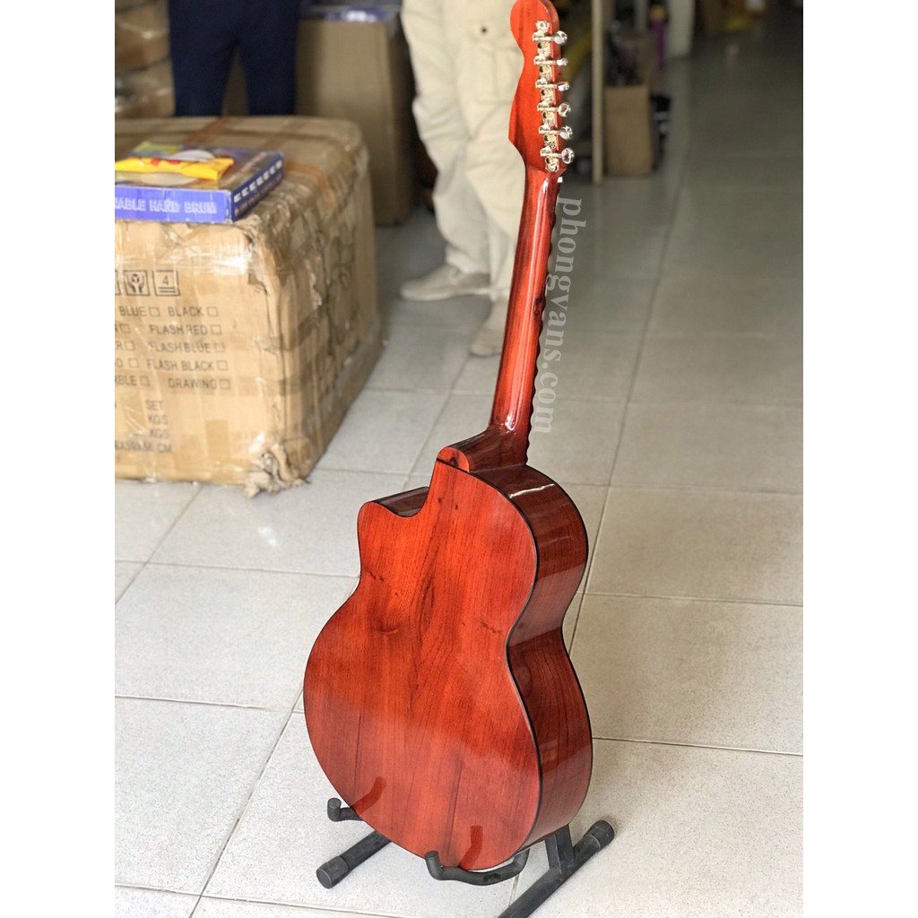 Đàn guitar vọng cổ thùng gỗ hồng đào