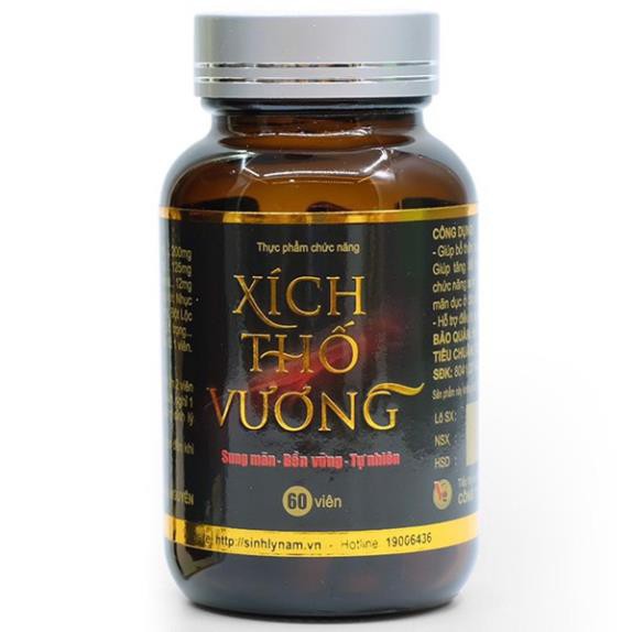 [CHÍNH HÃNG] Xích Thố Vương - Thực phẩm bảo vệ sức khỏe giúp bổ thận tráng dương hộp 60 viên