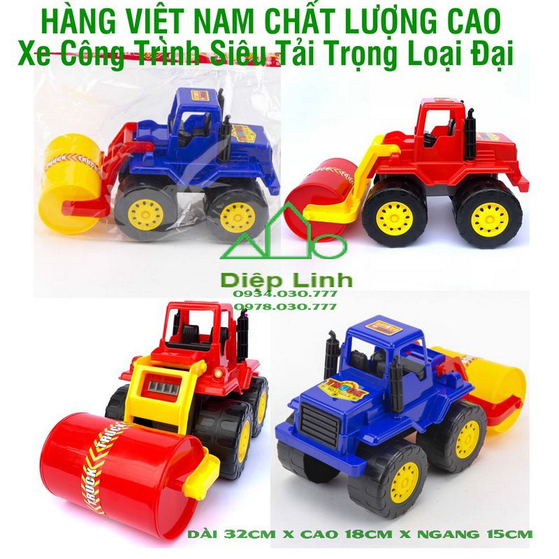 Tuyển tập xe đồ chơi mô hình công trình xây dựng cho bé, chất liệu nhựa an toàn, sắc sảo bền và đẹp