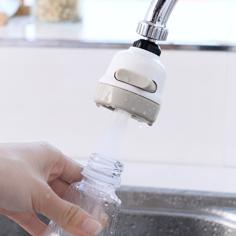 Đầu vòi nối rửa bát tăng áp xoay 360 độ - Vòi nước tăng áp lực cho bồn rửa chén, bồn rửa tay