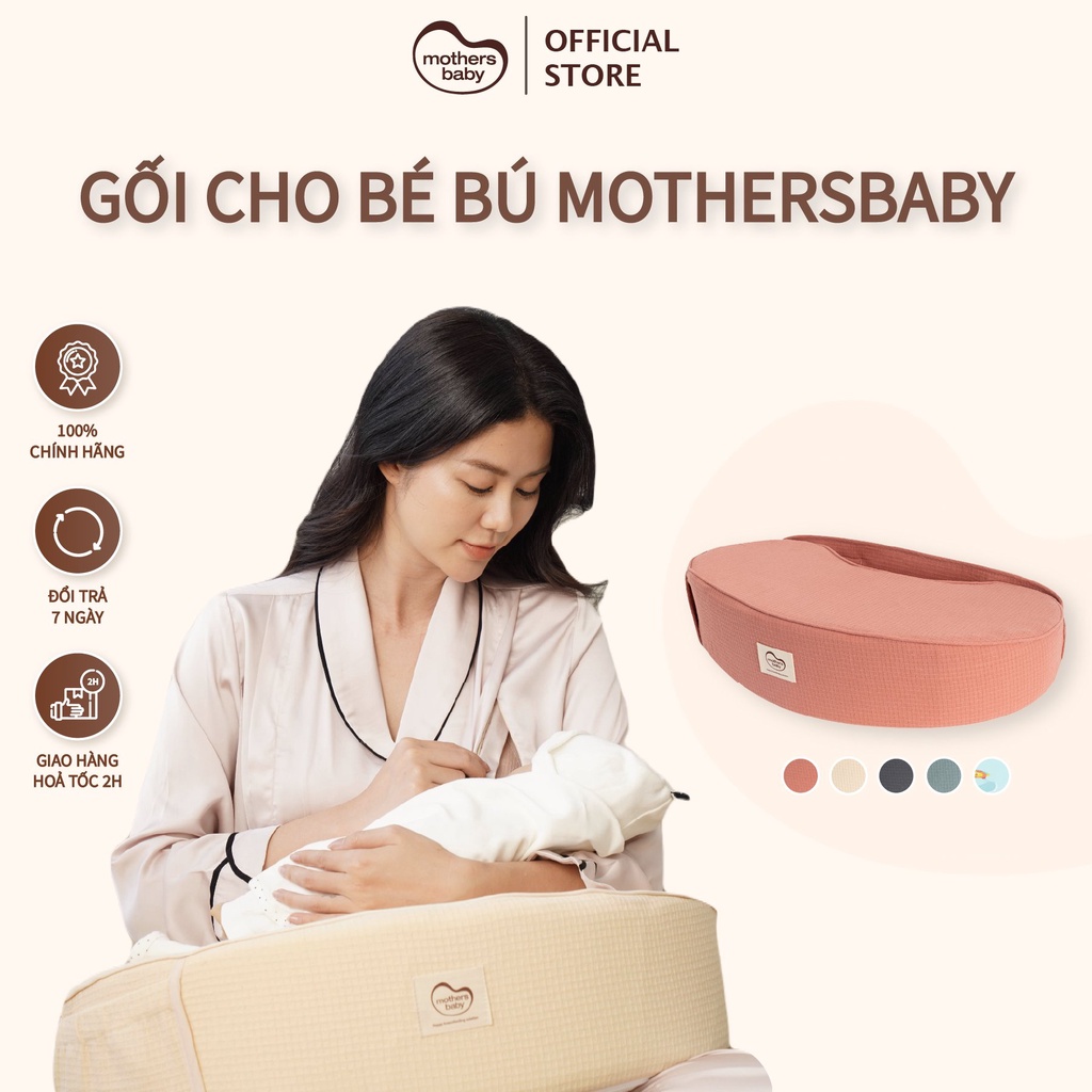 Gối Cho Bé Bú, Chống Trào Ngược Thương Hiệu Mothersbaby Hàn Quốc
