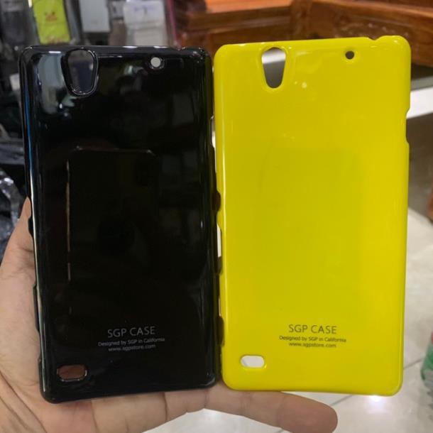 Ốp Sony C4 mủ cứng SGP bóng thời trang