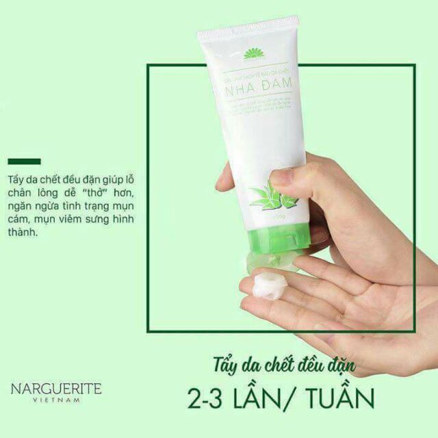 GEL TẨY TẾ BÀO CHẾT TINH CHẤT NHA ĐAM