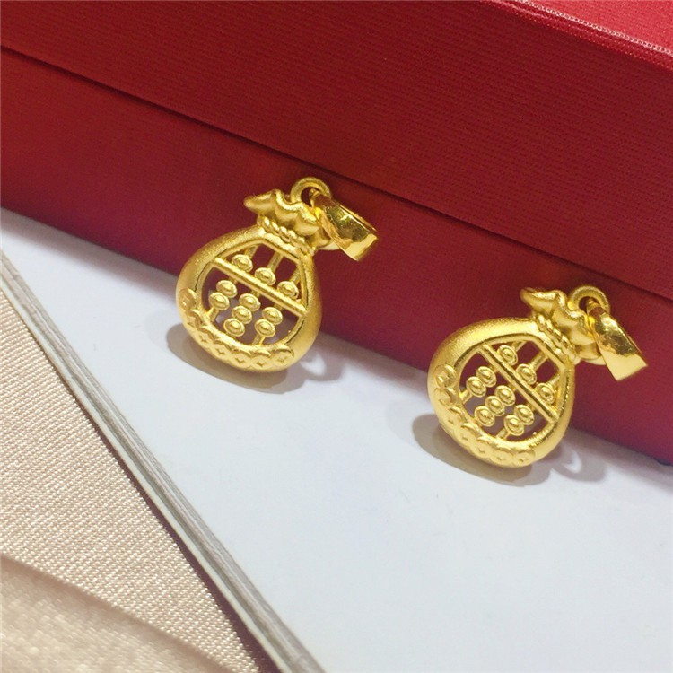 Vòng cổ bàn tính túi tiền vàng 24K nữ Vòng cổ may mắn