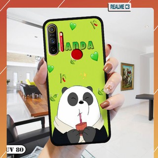 Ốp Realme C3 - lưng nhám viền dẻo ngộ nghĩnh