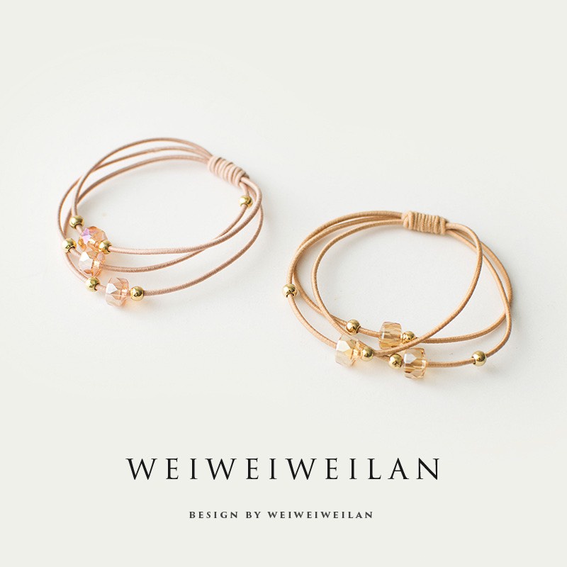 Cột tóc xinh xắn - Vòng tay kiểu Hàn Quốc (01 Cọng)