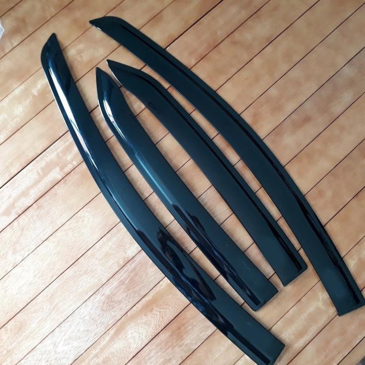 Vè Che Mưa Xe Toyota Wigo 2018 2019 2020,Màu Đen Bộ 4 Vè