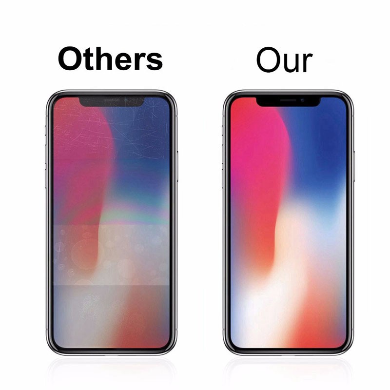 Kính cường lực trong suốt bảo vệ cho compatible for iPhone 14 13 12 11 Pro Mini 7 8 6 6s Plus X Xs Max Xr SE 2020 SE2
