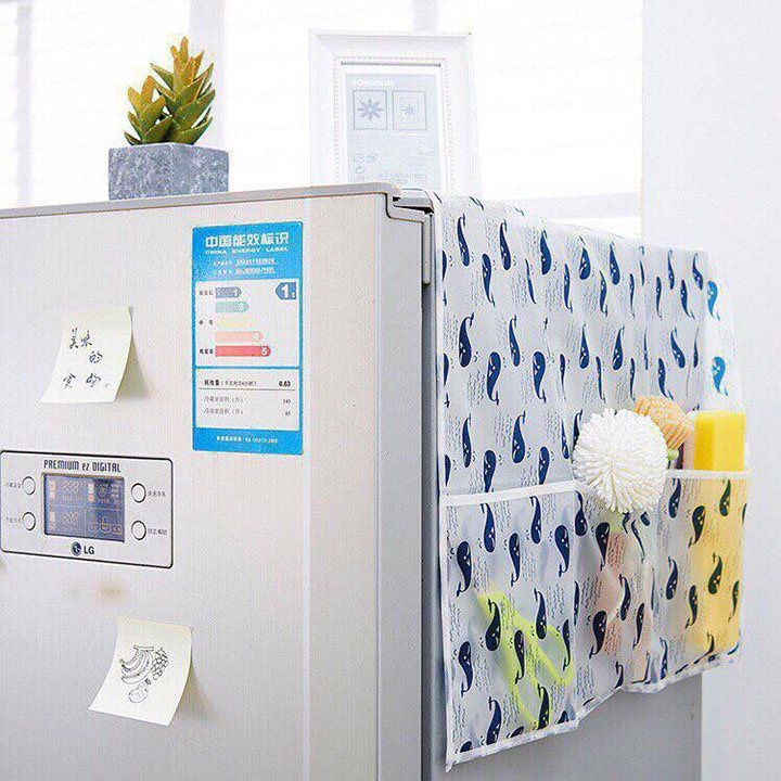 BỌC TỦ LẠNH TRÁNH BỤI NHỎ XINH TIỆN LỢI- PHUKIENTUILOC.COM