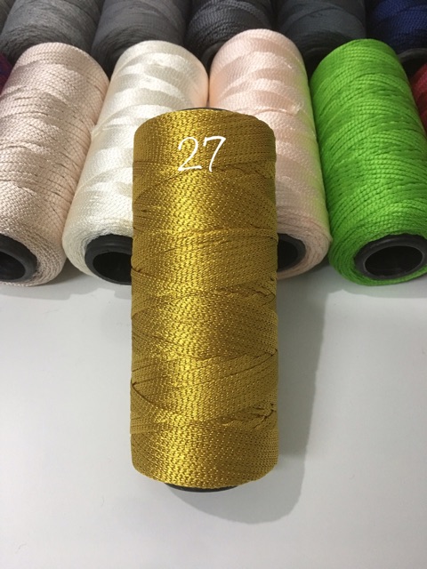 Sợi dệt  100g /cuộn đã trừ lõi * chọn màu từ 01-18*