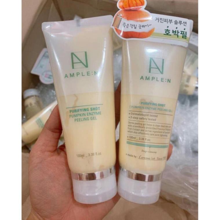 Mỹ phẩm nội địa Hàn Quốc Tẩy da chết bí đỏ AMPLE:N Purifying Shot | BigBuy360 - bigbuy360.vn
