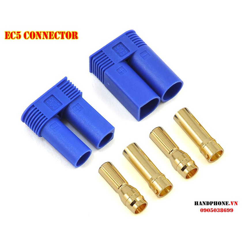 Jack EC5 Connector - Phích nối nguồn điện cho thiết bị điện công suất lớn, RC ESC Motor