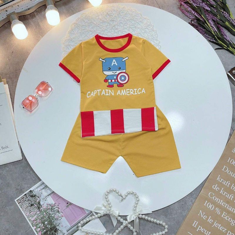 Bộ cộc siêu nhân chất cotton 8-18kg