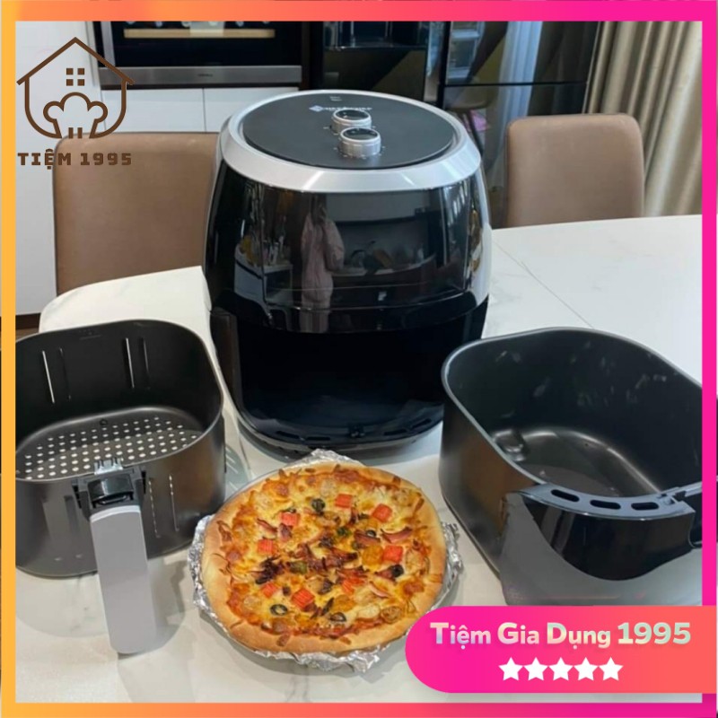 Chef&amp;Chef Nồi chiên không dầu 7,7L và 6,5L công suất 1.800W-2.400W bảo hành 12 tháng