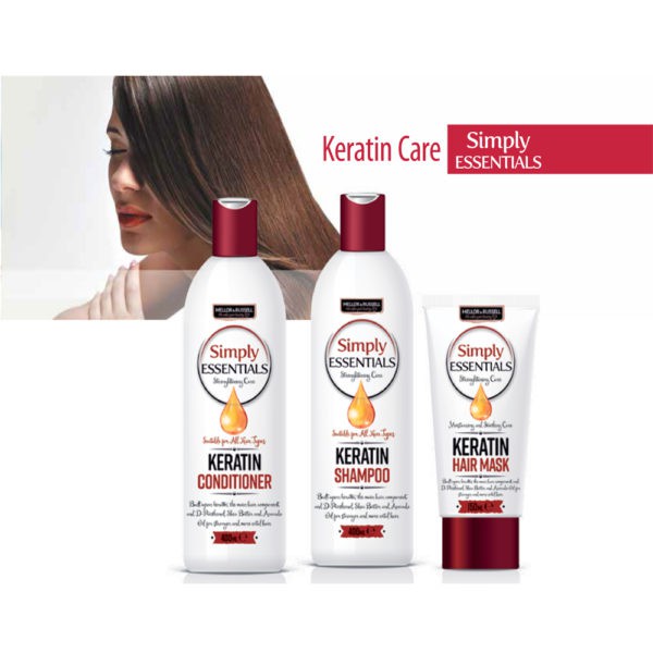 Dầu Xả Simply Essentials Conditioner Keratin Suitable All Hair Types Phục Hồi Cho Mọi Loại Tóc 400ml