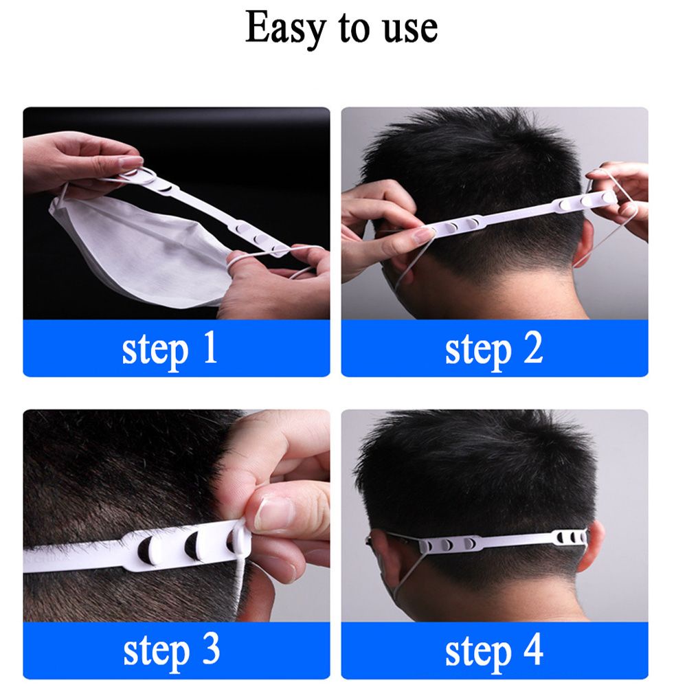 Dây Móc Đeo Khẩu Trang Bảo Vệ An Toàn Cho Bé Không Bị Siết Chặt Nhiều Màu Sắc