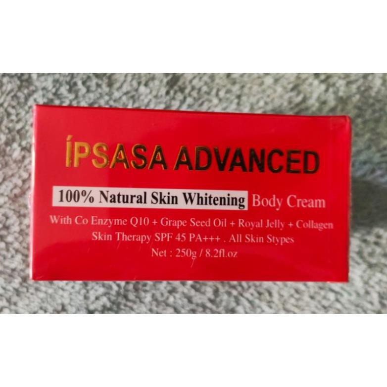 Kem dưỡng trắng da toàn thân Ipsasa Advanced SPF 45/PA+++ 250g  - Milo35