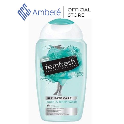 Dung Dịch Vệ Sinh Cho Người Nhạy Cảm Giúp Vùng Kín Sạch Thơm Tươi Mới Femfresh Pure &amp; Fresh Wash 250ml UK