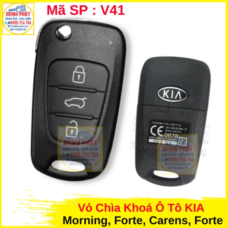 Vỏ Chìa khóa xe Kia Forte, Carens, Morning, Cerato