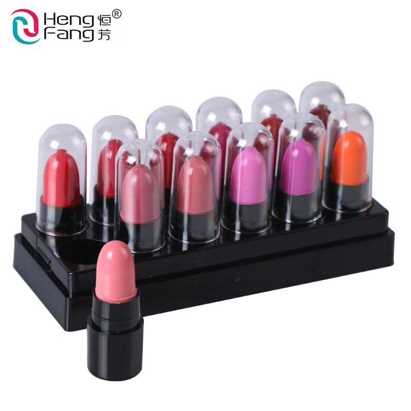 Set 12 Son Môi Du Lịch Chống Nước Nhiều Màu Sắc Thời Trang 1.2g | BigBuy360 - bigbuy360.vn