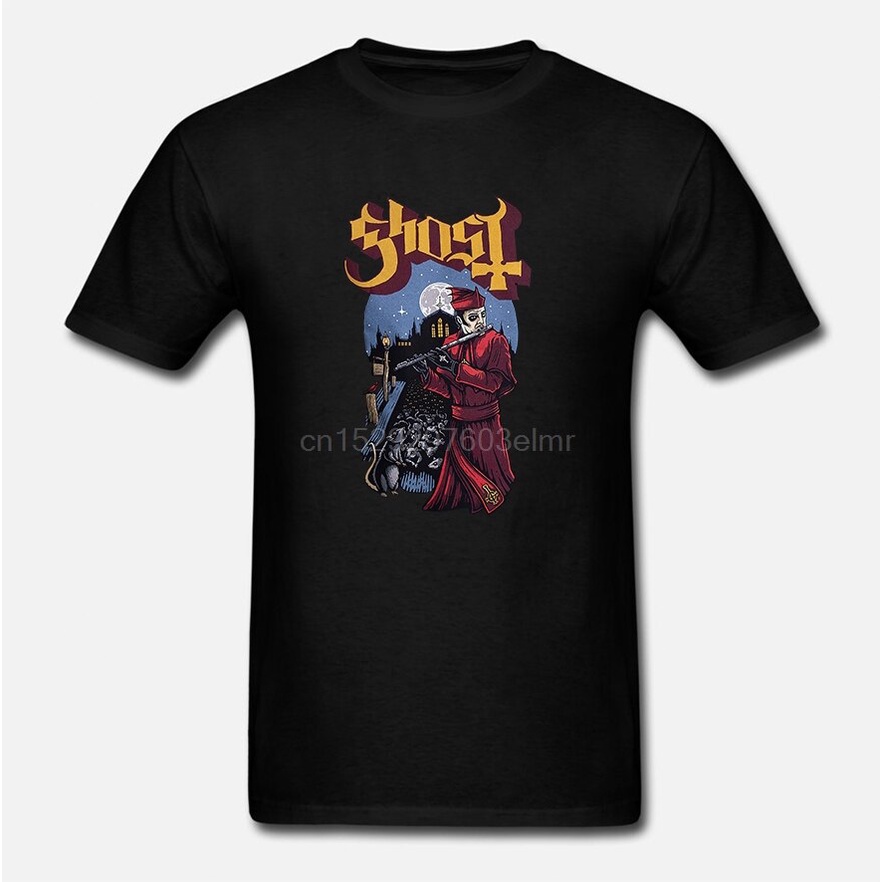 Ghost Advancing Pied Piper Band Logo Prequelle Nam Đen