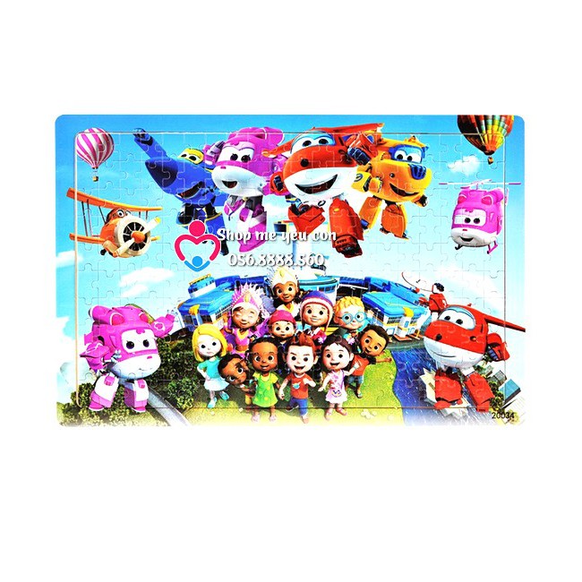 200 mảnh] Tranh ghép hình gỗ puzzle 200 pcs có khung nền - LEVEL 7