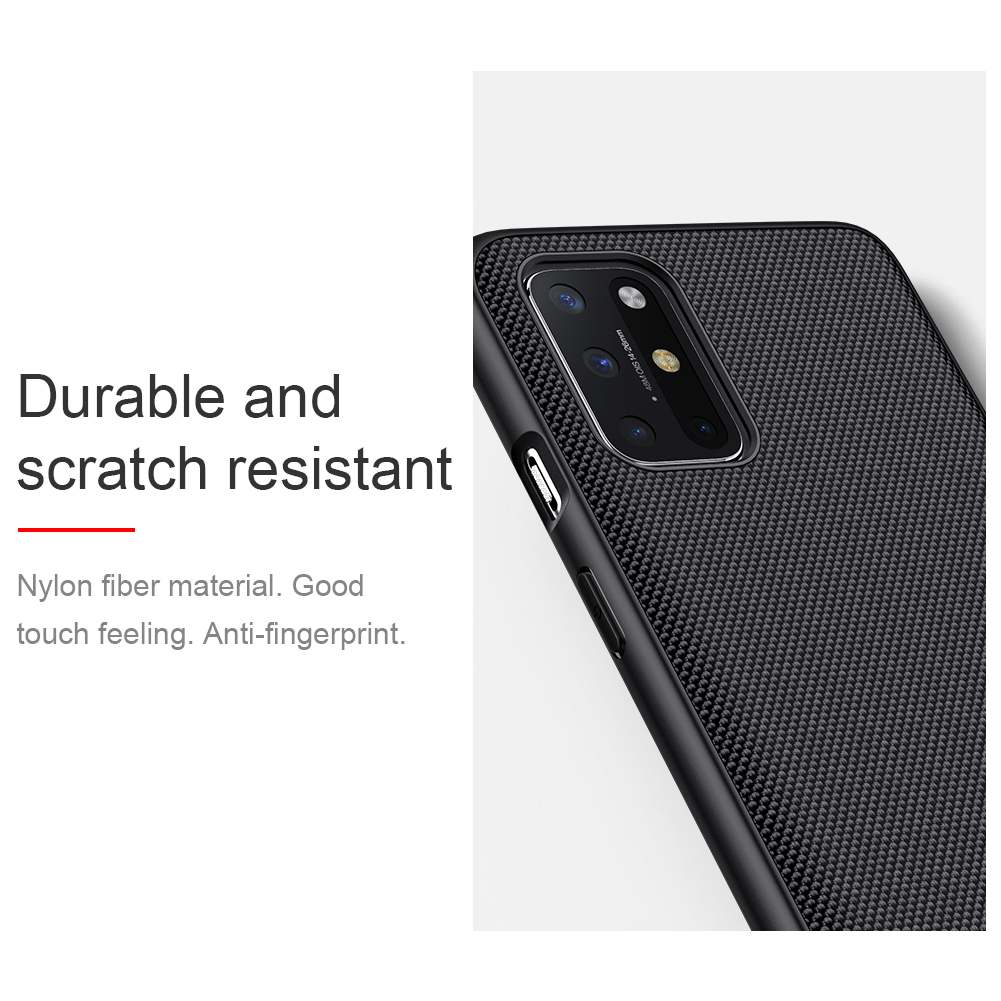 Ốp điện thoại Nillkin bằng TPU + PC chống trượt và mặt Nylon chống sốc cho Oneplus 8T