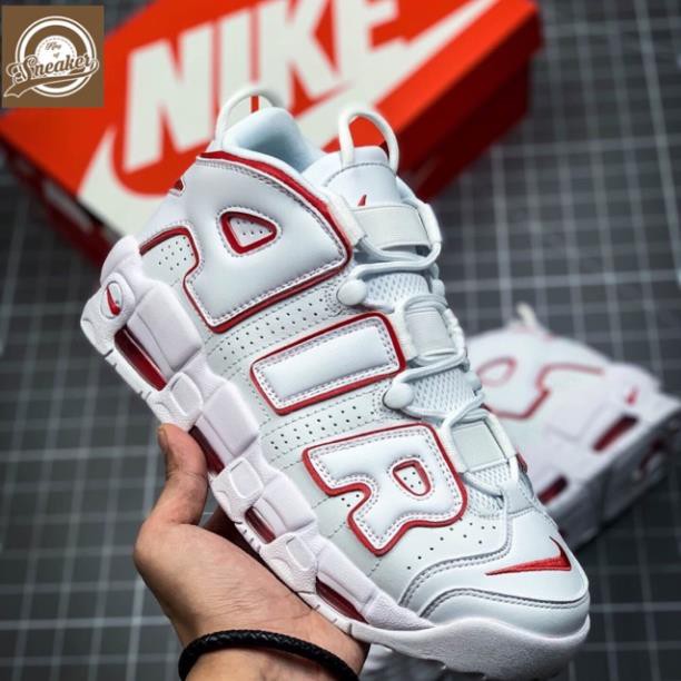 HOT Giầy thể thao Air Uptempo red white đỏ trắng thời trang dạo phố ! :(( . HOT ✔ ⚭ L : ' , ) ˢ : ' L