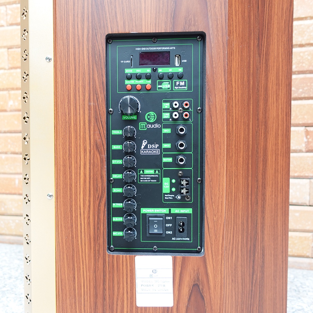 Loa Kéo MC 12 Plus Loa kẹo kéo bass 30 hát karaoke tích hợp bluetooth tích hợp 2 Micro không dây chính hãng