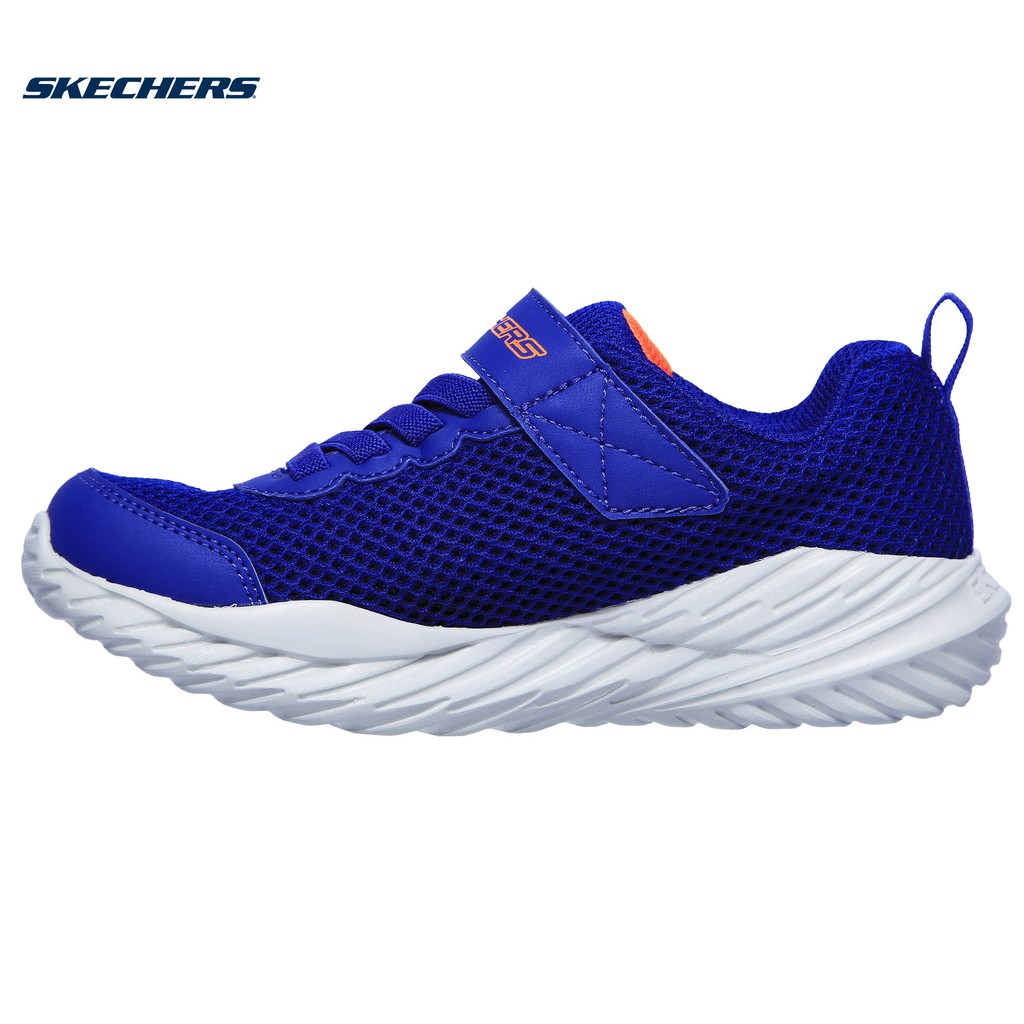 Giày sneaker quai dán bé trai SKECHERS Nitro Sprint 400083L-BLOR