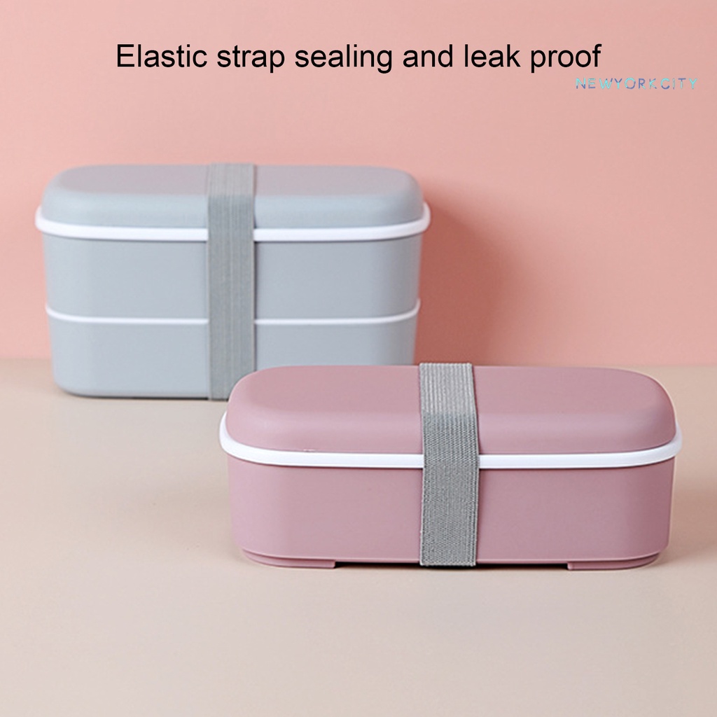 1 Bộ Hộp Đựng Sushi Bằng Nhựa Chịu Nhiệt Chống Rò Rỉ Dùng Cho Văn Phòng