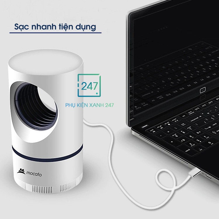 Đèn bắt muỗi ⚡️𝐅𝐑𝐄𝐄 𝐒𝐇𝐈𝐏⚡️cao cấp dùng tia UV bước sóng 355nm diệt muỗi chống sốt rét,sốt xuất huyết