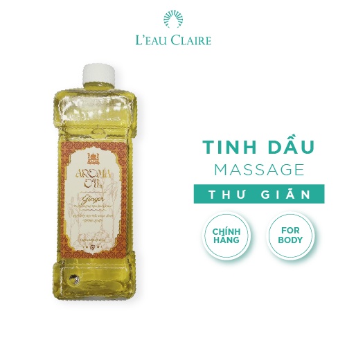Tinh dầu massage body L'eau Claire hương tự nhiên chuyên dung trong Spa 1000ml