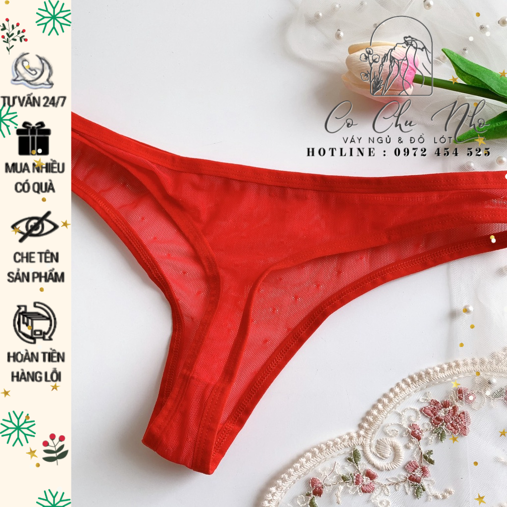QL67 quần lọt khe lưới bi - quần lót nữ sexy- cochunhquan11