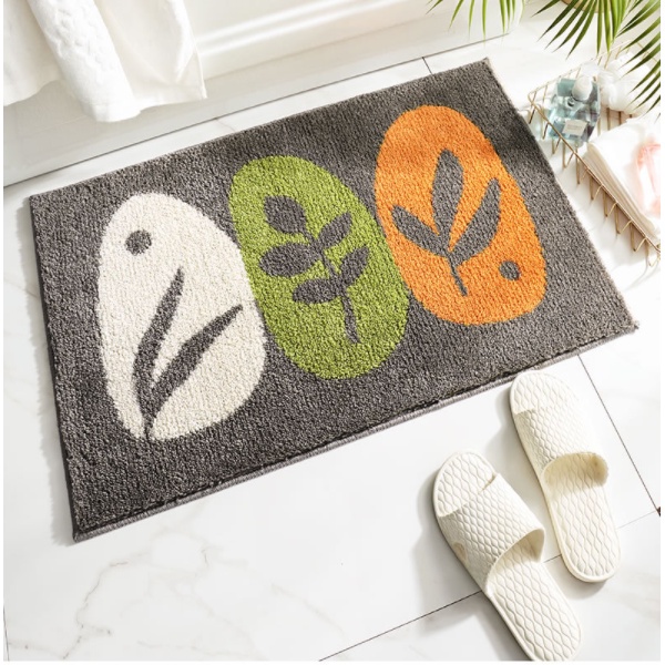 Thảm lau chân thấm nước chống trượt nhà bếp, nhà tắm hình chữ nhật G026