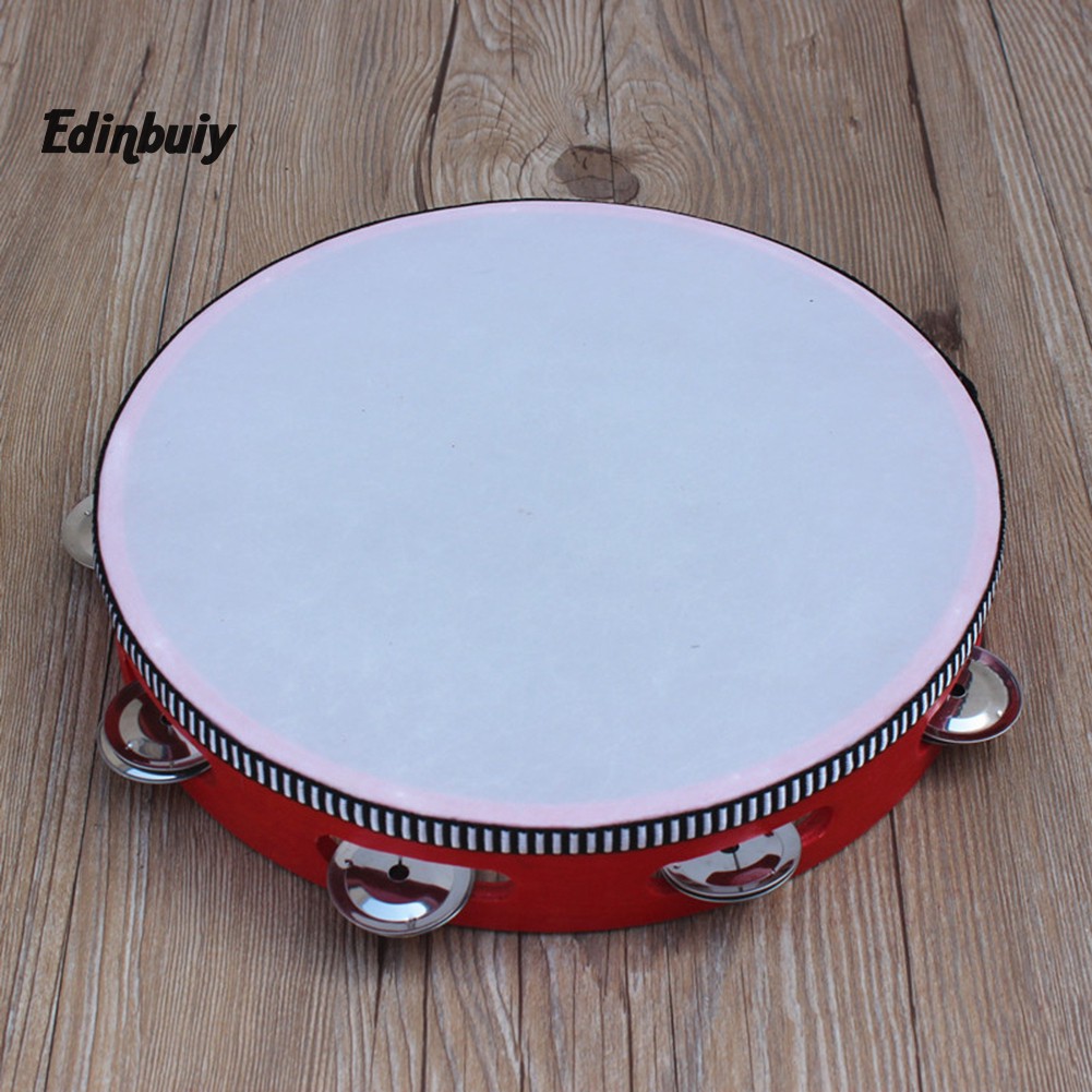 Trống cầm tay Tambourine 6/7/8 inch bằng gỗ cao cấp