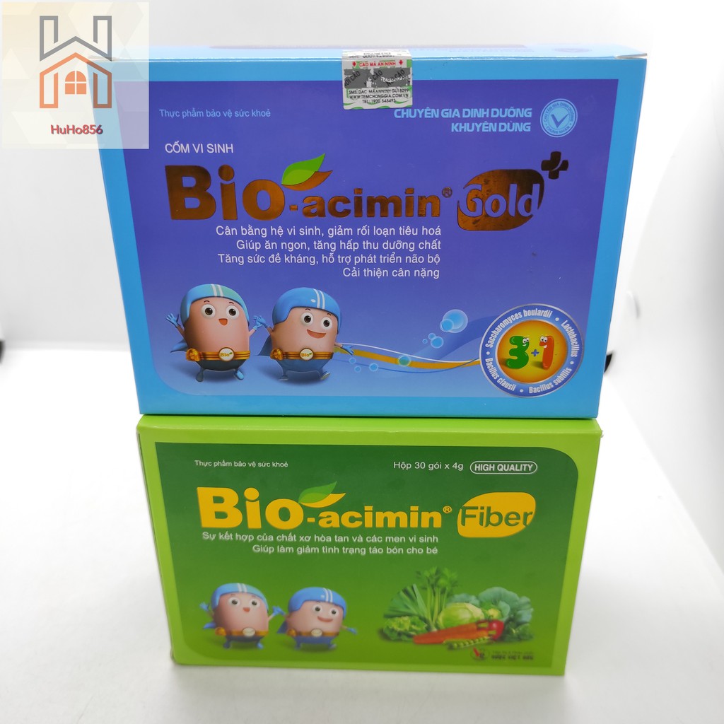 Cốm Vi Sinh Bio-acimin Gold &amp; Bio-acimin Fiber