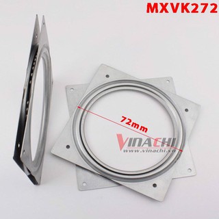 Mâm Xoay Vuông - Mâm Xoay Bàn Ăn, Đế Xoay Trưng bày Sản phẩm Bằng Thép Siêu Bền Kiểu 2 (1 Cái)