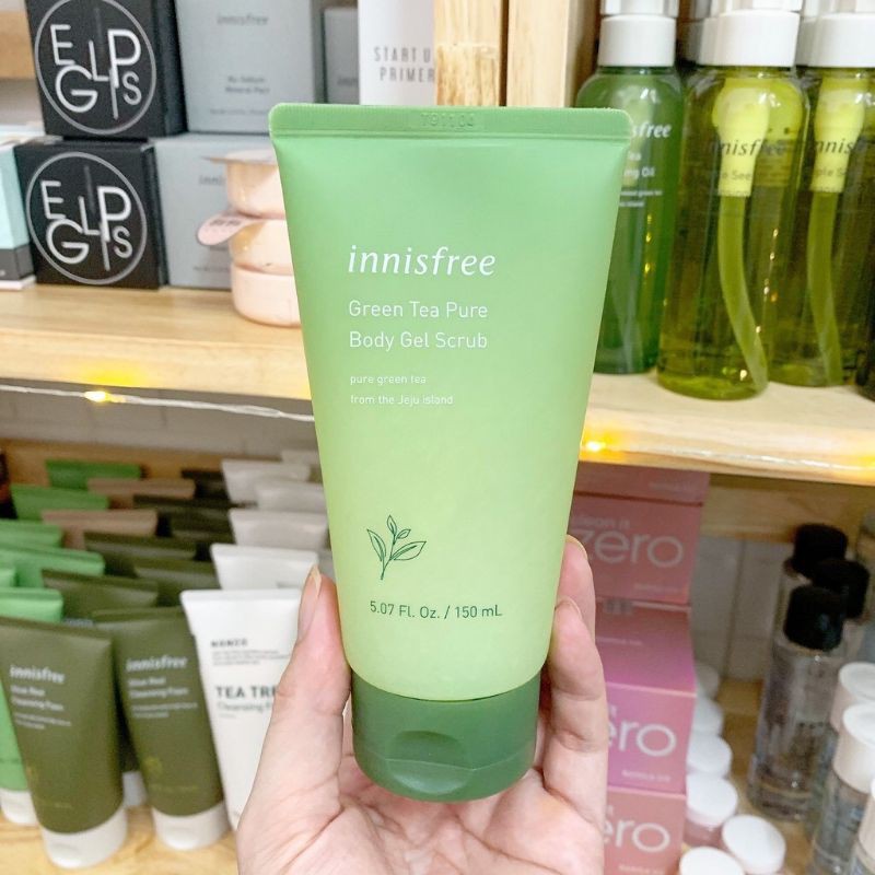 Tẩy Da Chết Toàn Thân Innisfree Green Tea Pure Body Scrub 150ml