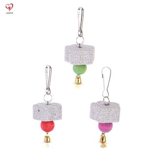 Đá mài mỏ treo lồng nuôi chim vẹt luyện tập tiện dụng