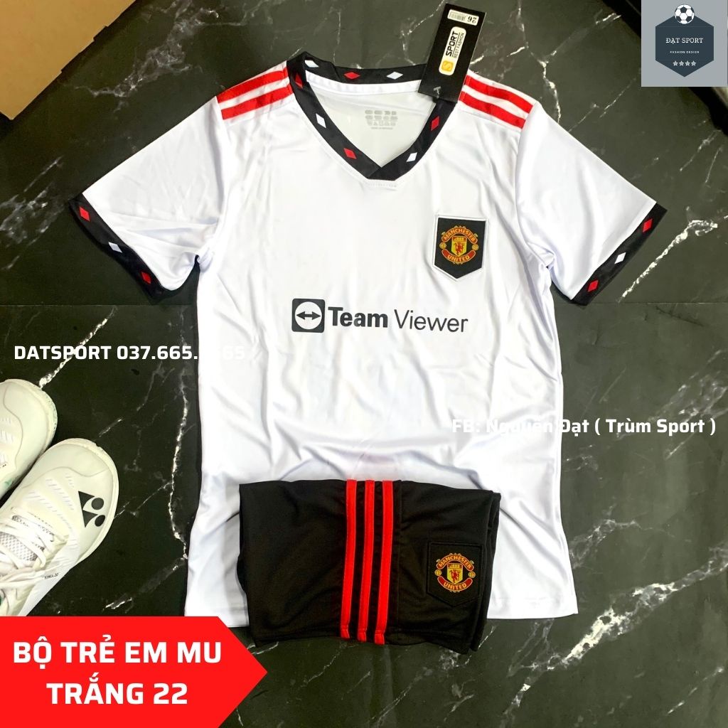 Quần Áo Bóng Đá Trẻ Em CLB Manchester United, PSG, LIVERPOOL Vải Thun Lạnh Cao Cấp