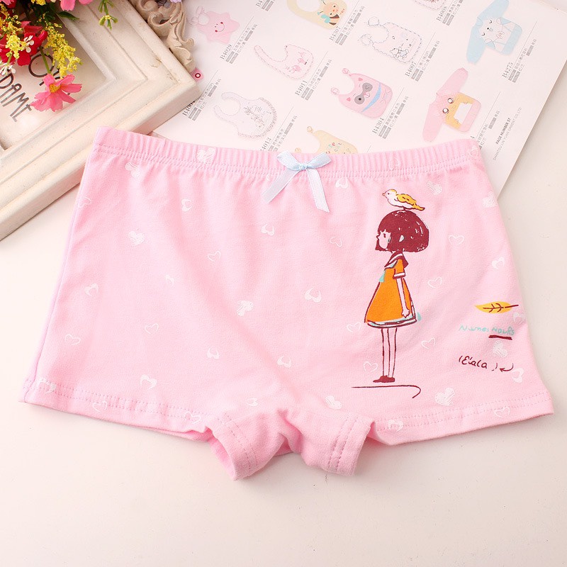 Set 4 quần chip cho bé gái, mẫu mới 2022, chất liệu cotton thoáng mát - Hàng Quảng Châu Cao Cấp