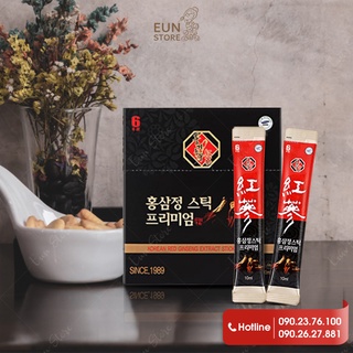 Hồng sâm 6 năm korean red ginseng extract stick premium