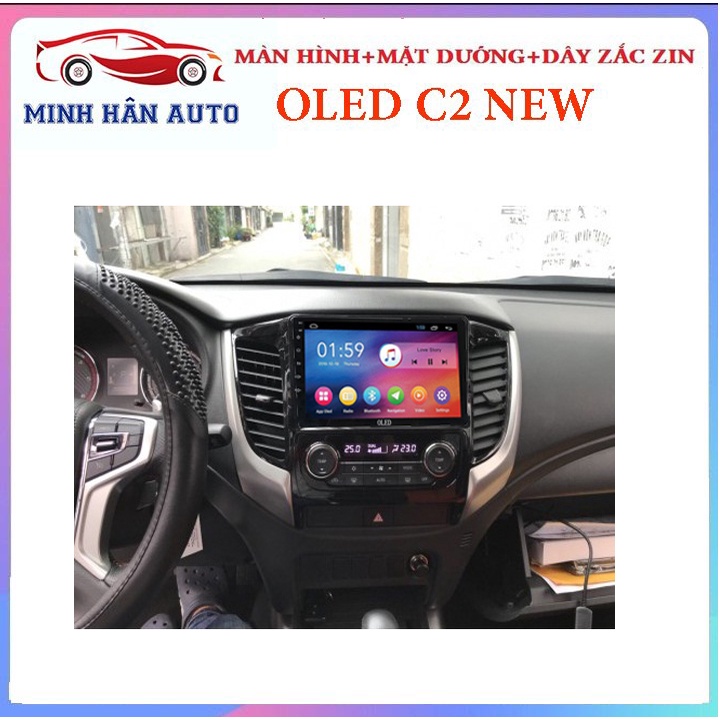 TẶNG VIETMAP S1-COMBO màn hình OLED C2 NEW kèm dưỡng cho xe MITSUBISHI TRITON, phụ kiện cho xe hơi