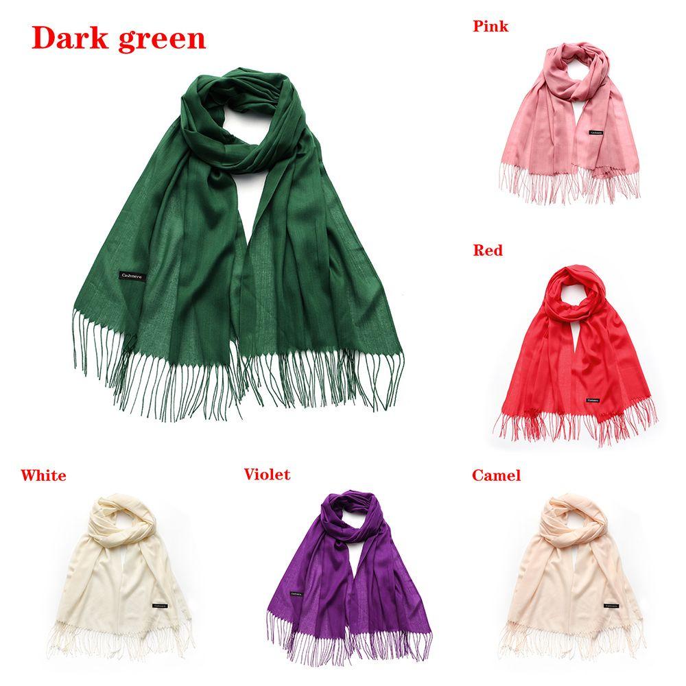 Khăn Choàng Cashmere Kẻ Sọc Ấm Áp Mùa Đông